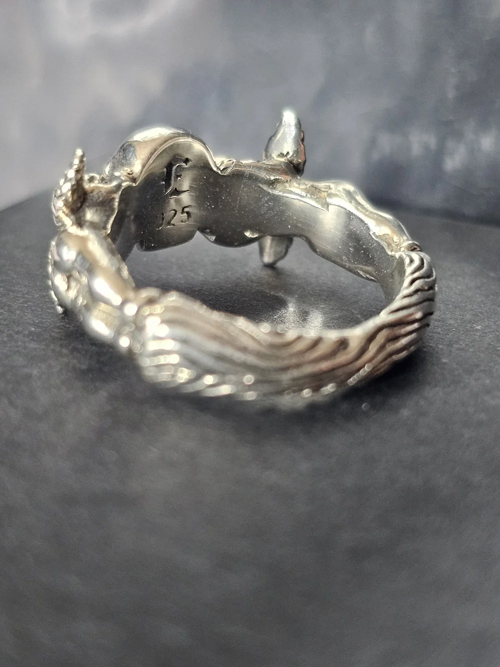 Etah Love Skull And Cherubs Ring